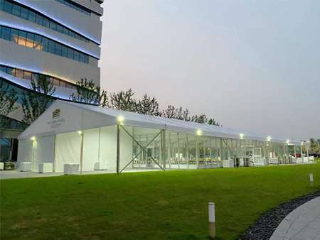 靈通篷房助力長(zhǎng)江潮文旅生活節(jié)，預(yù)祝活動(dòng)圓滿(mǎn)成功